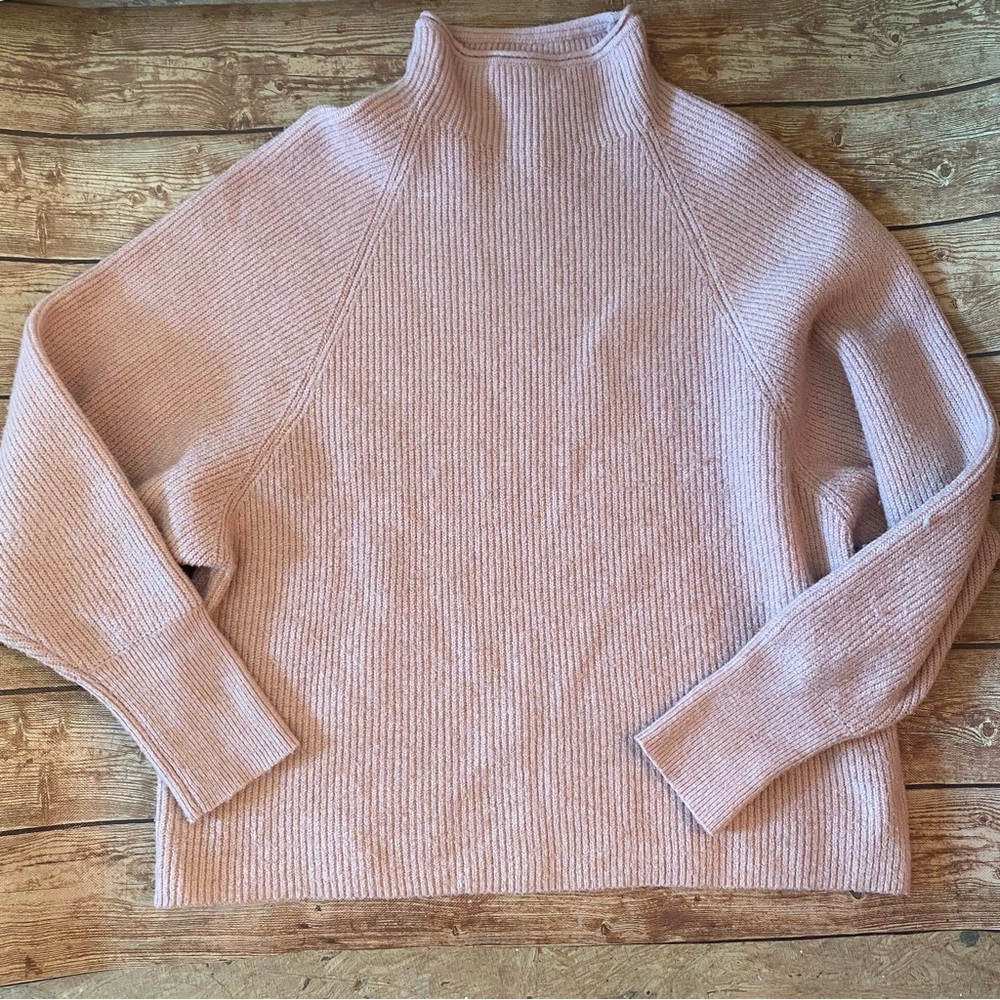 Express Soft Blush Turtleneck Sweater